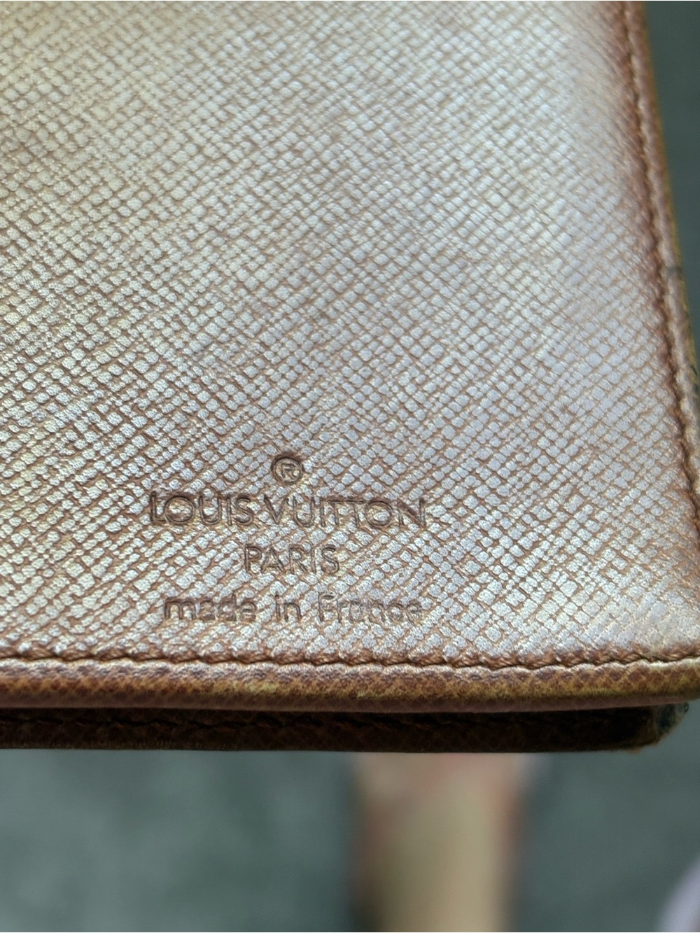 Authentic Louis Vuitton monogram checkbook wallet - Picture 8 of 13